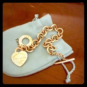 Tiffany & Co Heart Silver Bracelet.